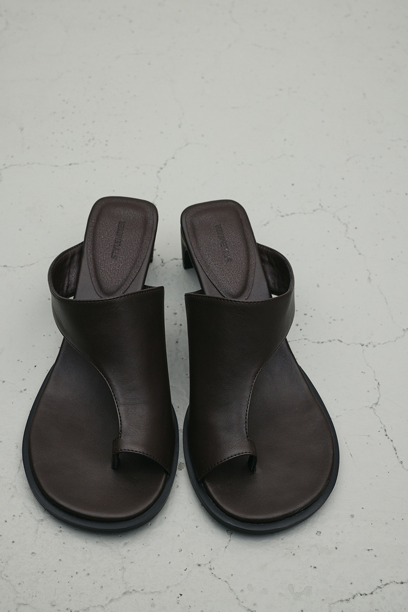 トングヒールサンダル 詳細画像 BRN 4