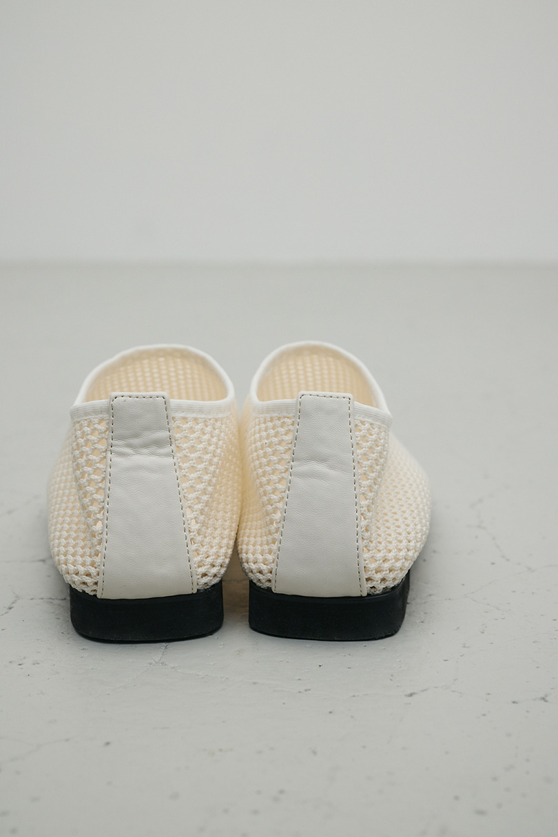 メッシュフラットパンプス 詳細画像 WHT 10