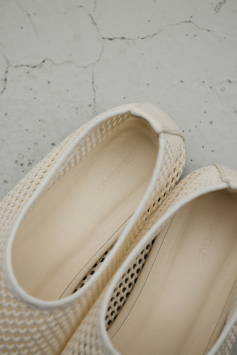 メッシュフラットパンプス 詳細画像 WHT 14