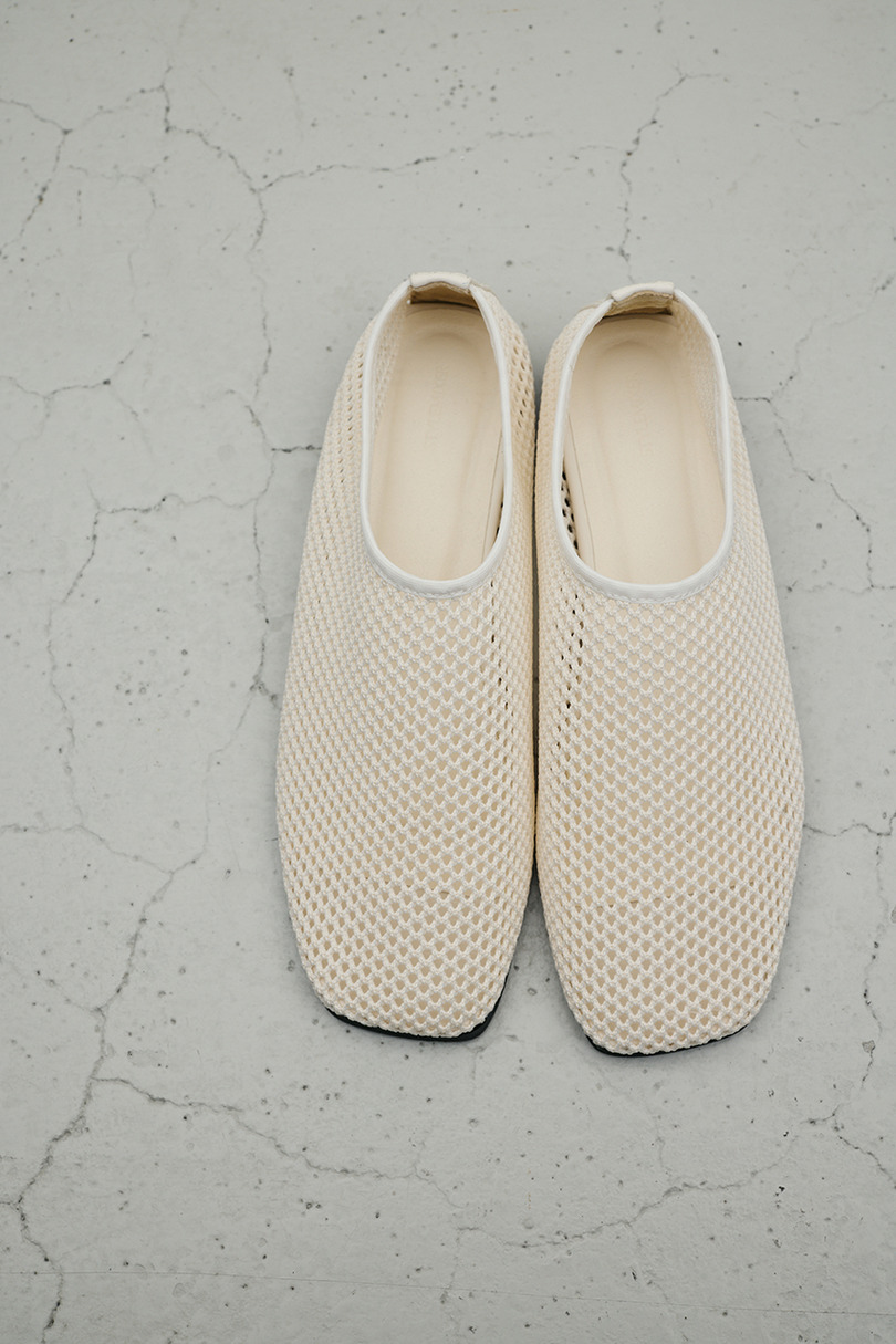 メッシュフラットパンプス 詳細画像 WHT 3