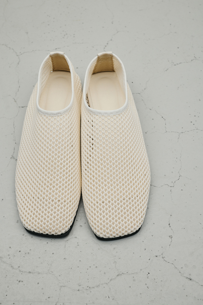 メッシュフラットパンプス 詳細画像 WHT 4