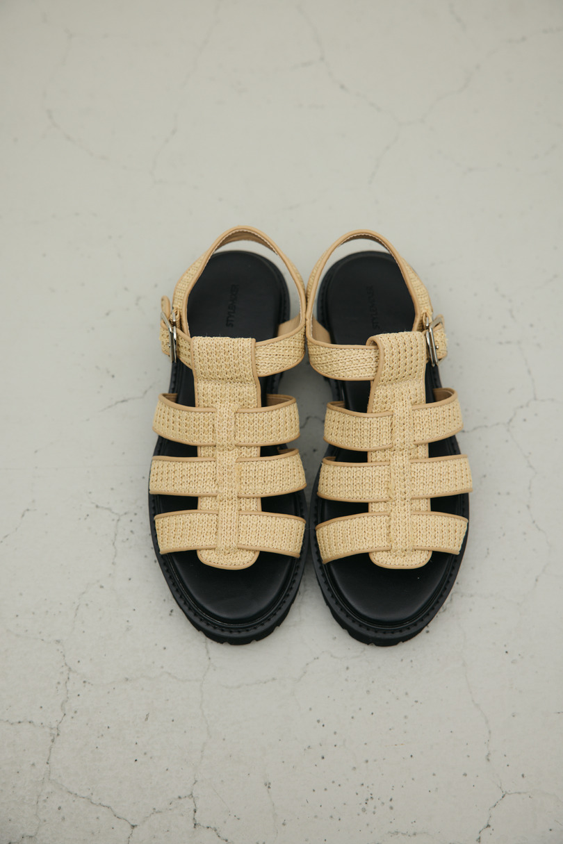 クロシェチャンキーソールサンダル