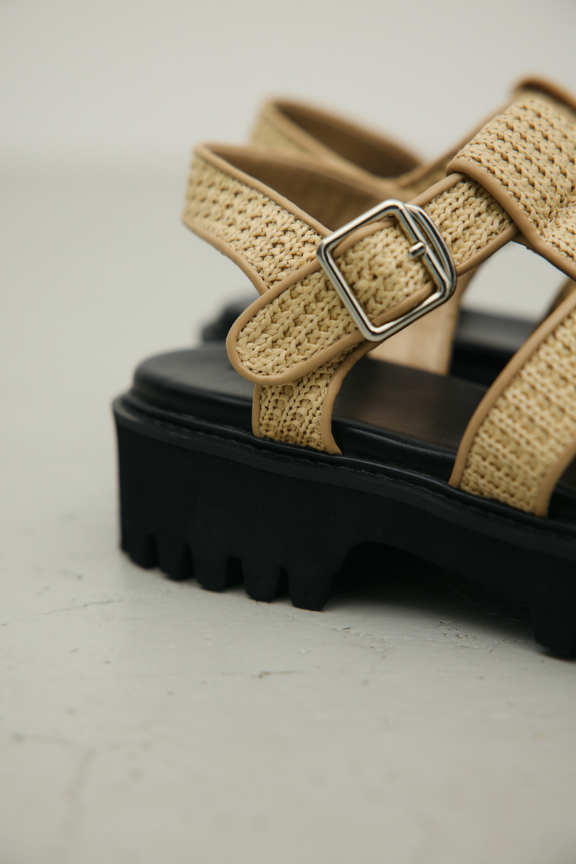 クロシェチャンキーソールサンダル 詳細画像 BEG 5