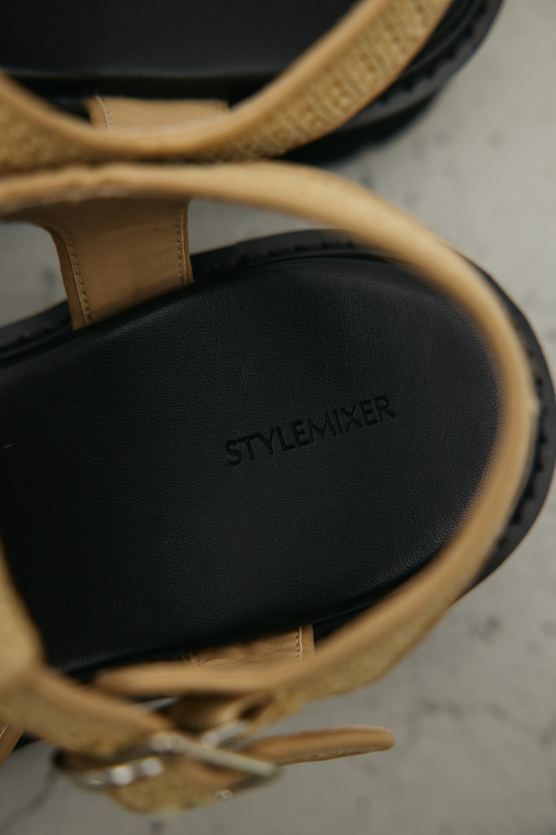 クロシェチャンキーソールサンダル 詳細画像 BEG 8