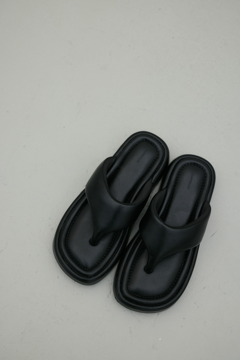 プラットフォームトングサンダル 詳細画像 BLK 4