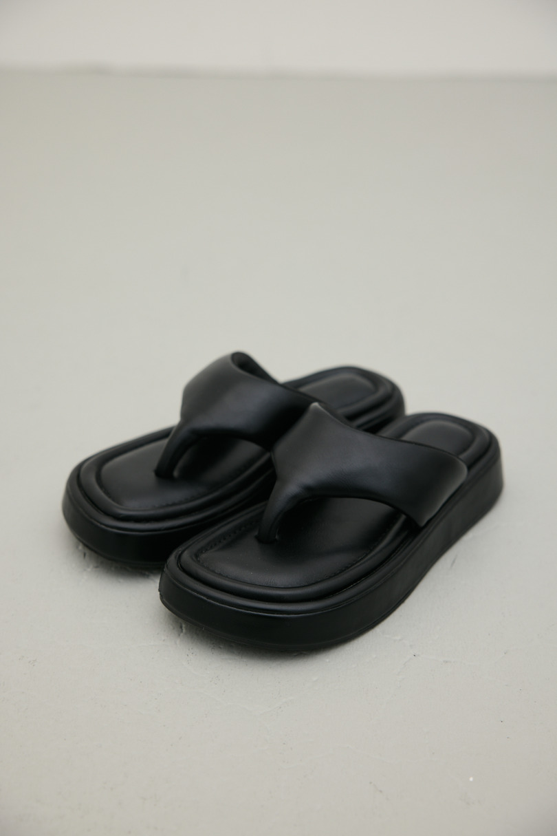 プラットフォームトングサンダル 詳細画像 BLK 5