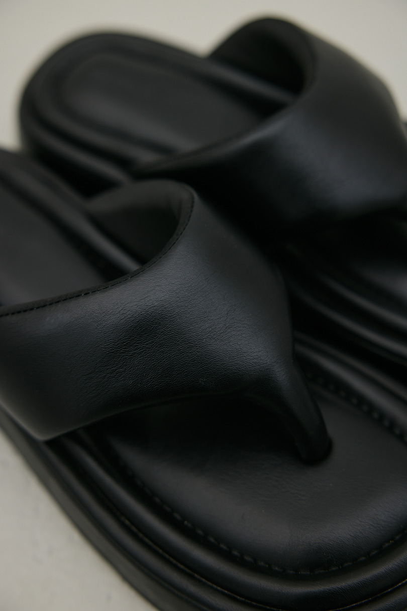 プラットフォームトングサンダル 詳細画像 BLK 9