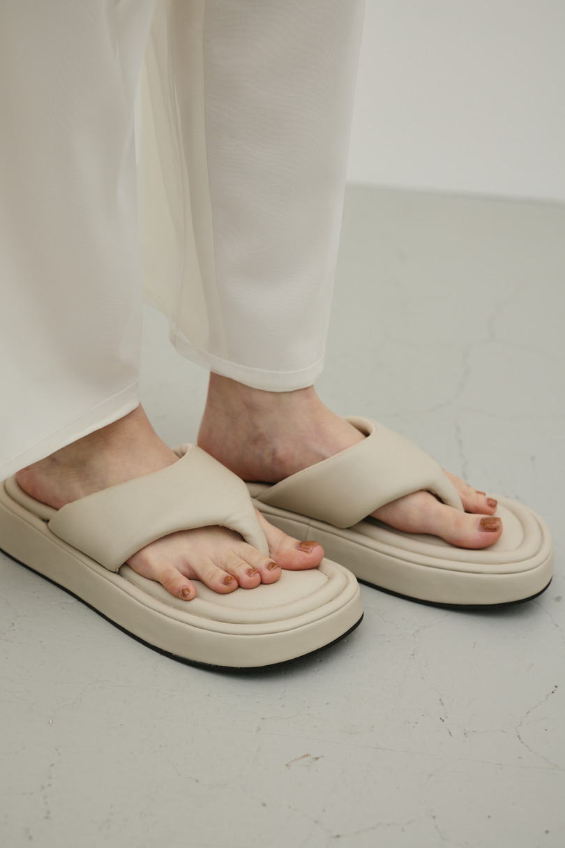 プラットフォームトングサンダル 詳細画像 L/BEG 2