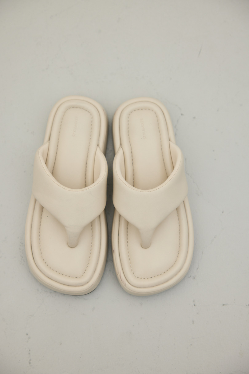 プラットフォームトングサンダル 詳細画像 L/BEG 3