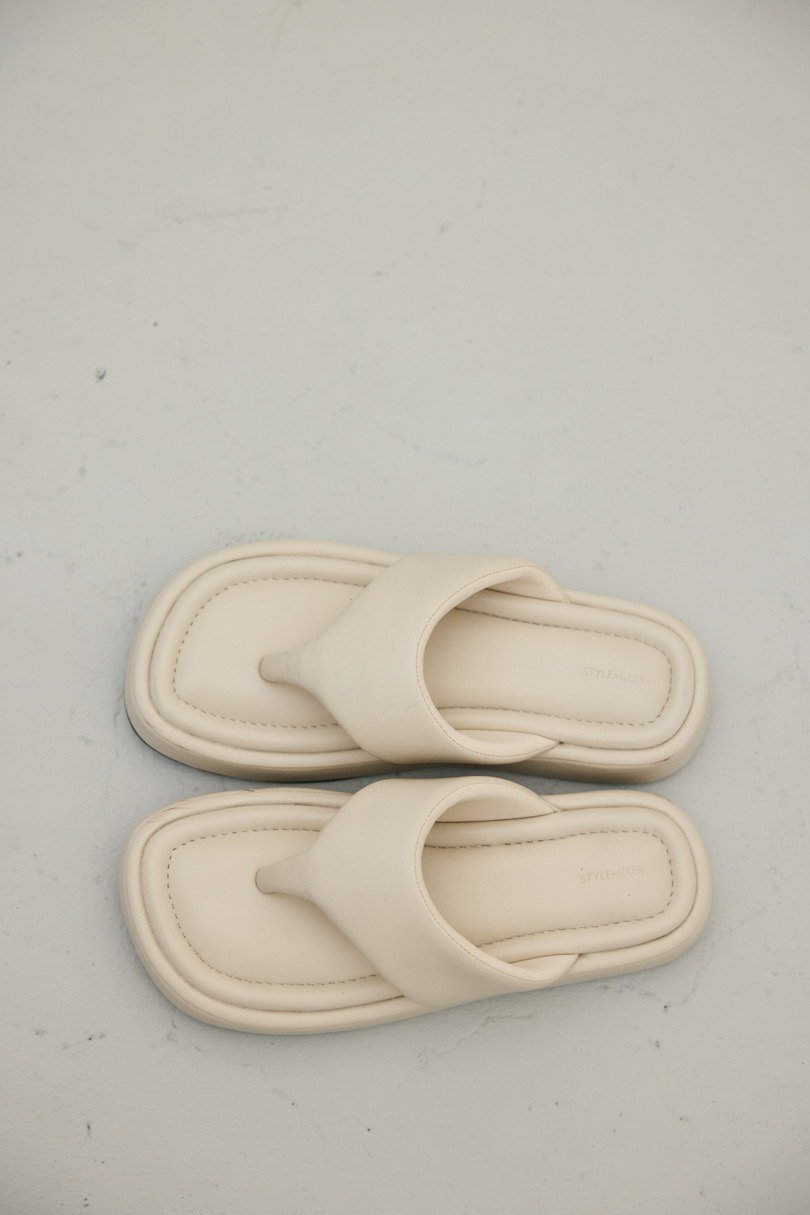 プラットフォームトングサンダル 詳細画像 L/BEG 4