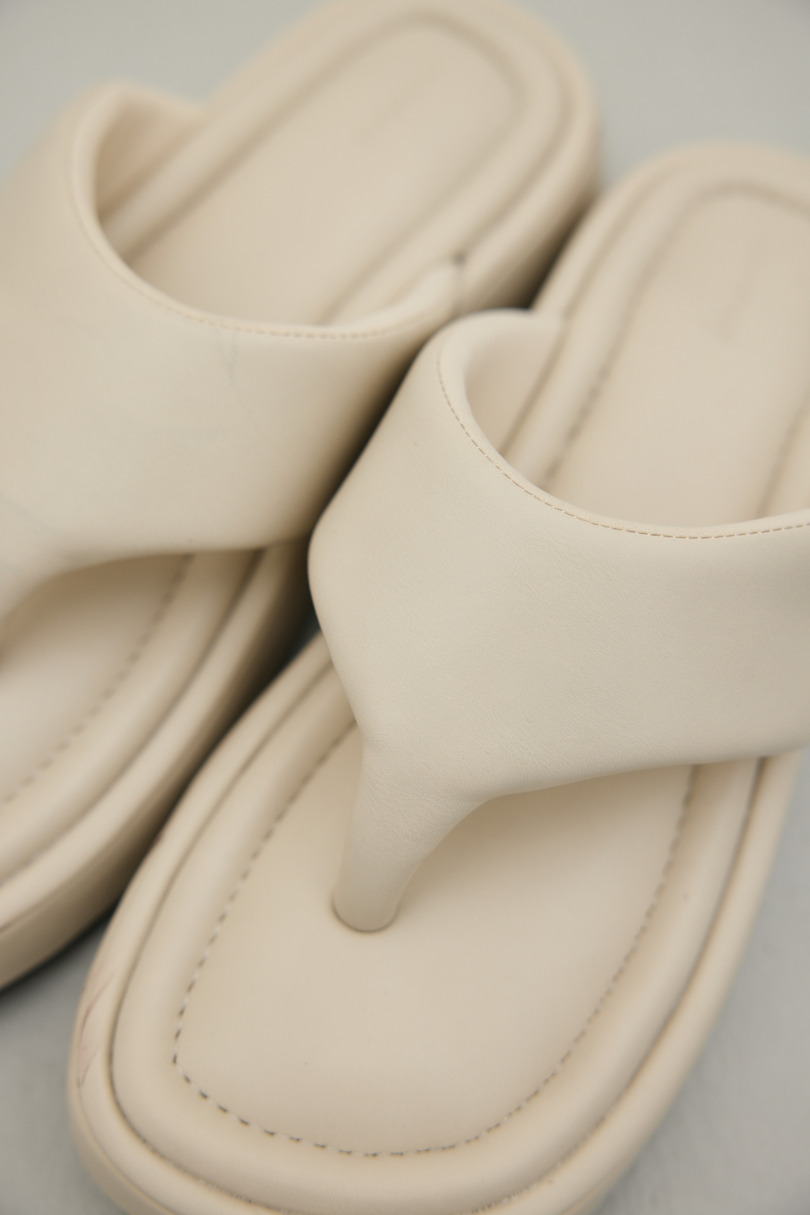 プラットフォームトングサンダル 詳細画像 L/BEG 9