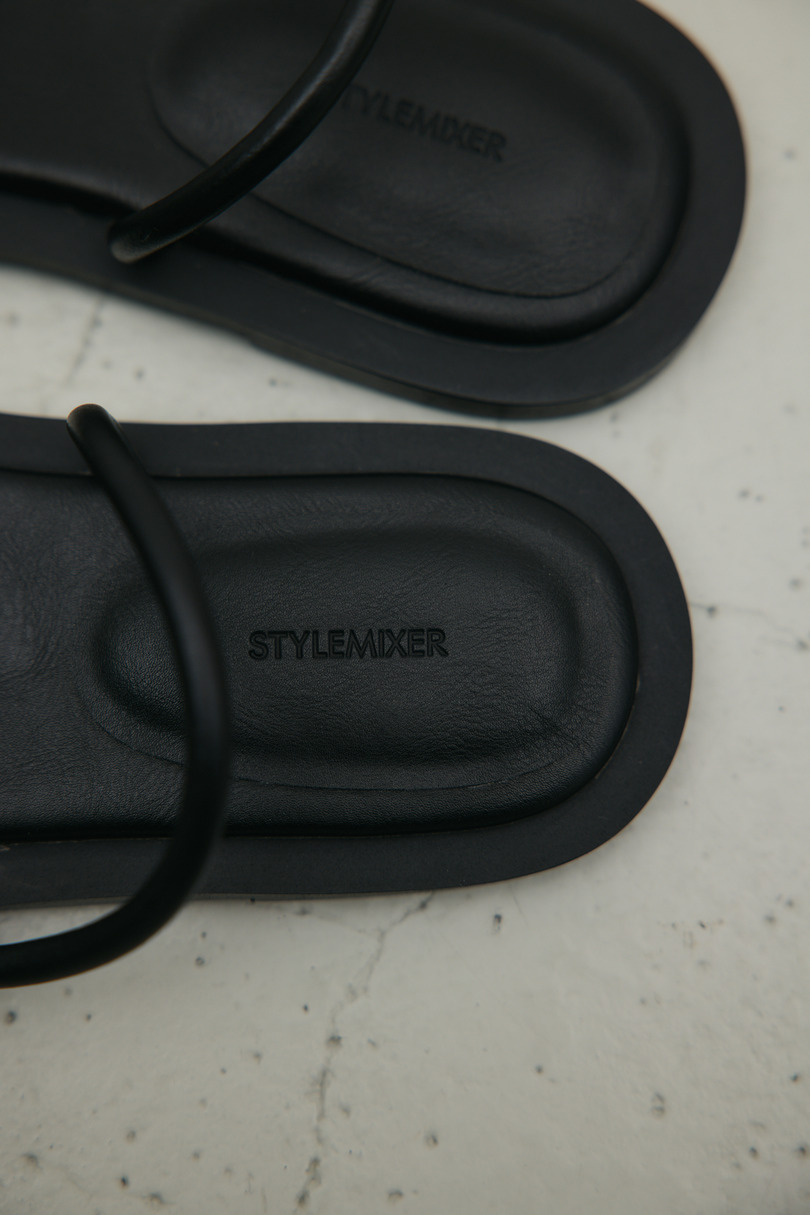 メタルモチーフフラットサンダル 詳細画像 BLK 8