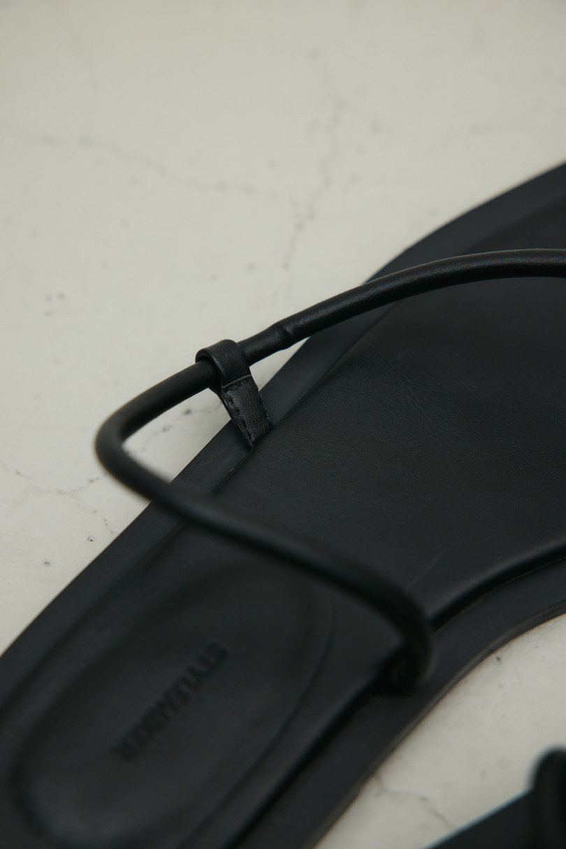 メタルモチーフフラットサンダル 詳細画像 BLK 9
