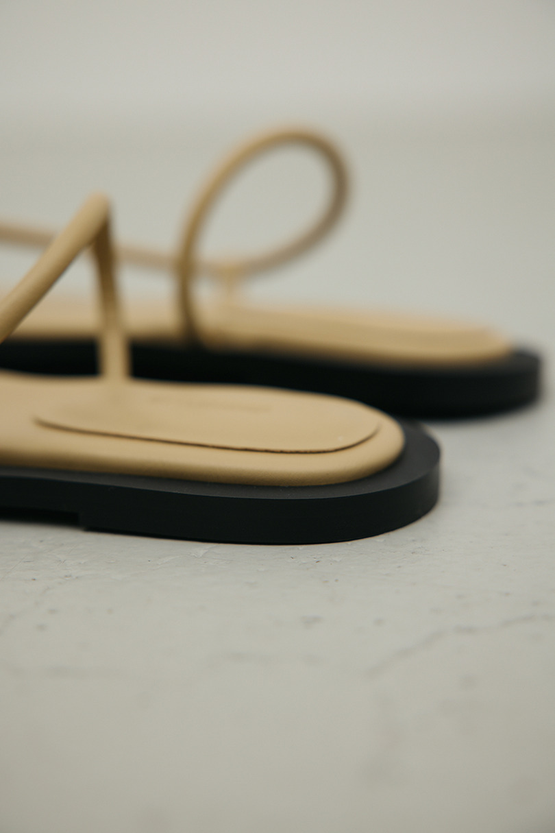 メタルモチーフフラットサンダル 詳細画像 BEG 10