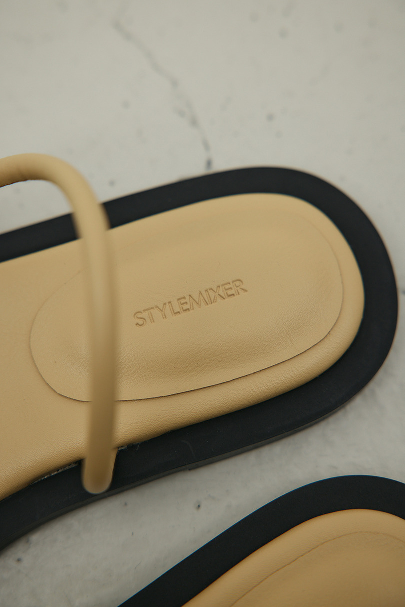 メタルモチーフフラットサンダル 詳細画像 BEG 6