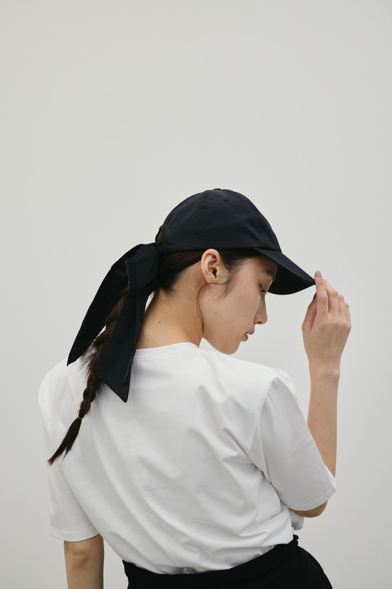 バックリボンキャップ 詳細画像 BLK 2