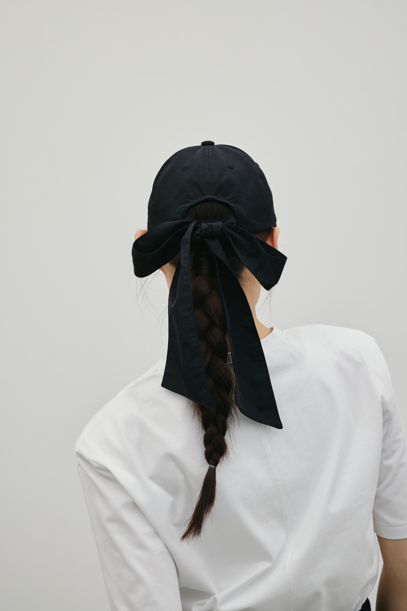 バックリボンキャップ 詳細画像 BLK 3