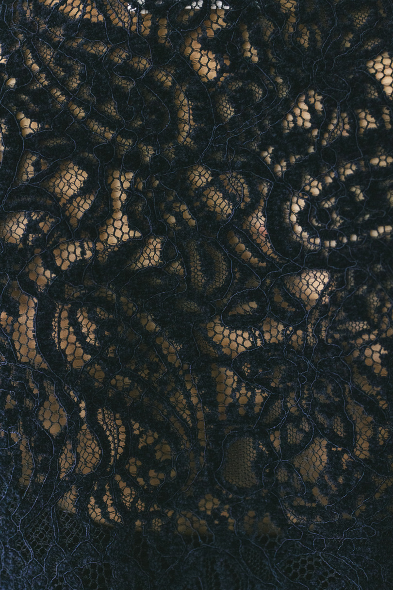 ニュアンスレースニットカーデ 詳細画像 NVY 10