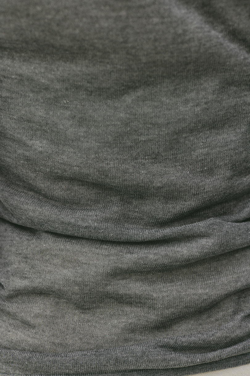 ディープVネックシアートップ 詳細画像 GRY 10