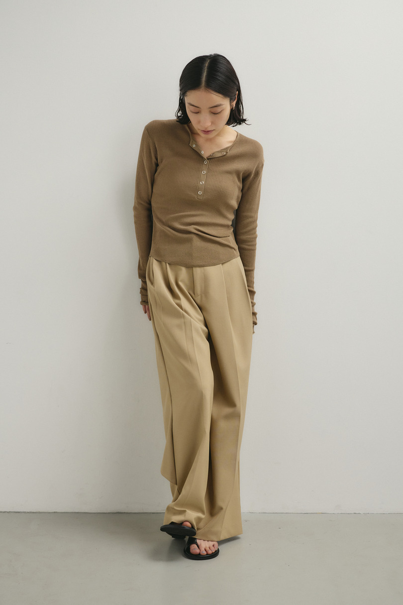 ヘンリーネックシアーニット 詳細画像 BEG 6