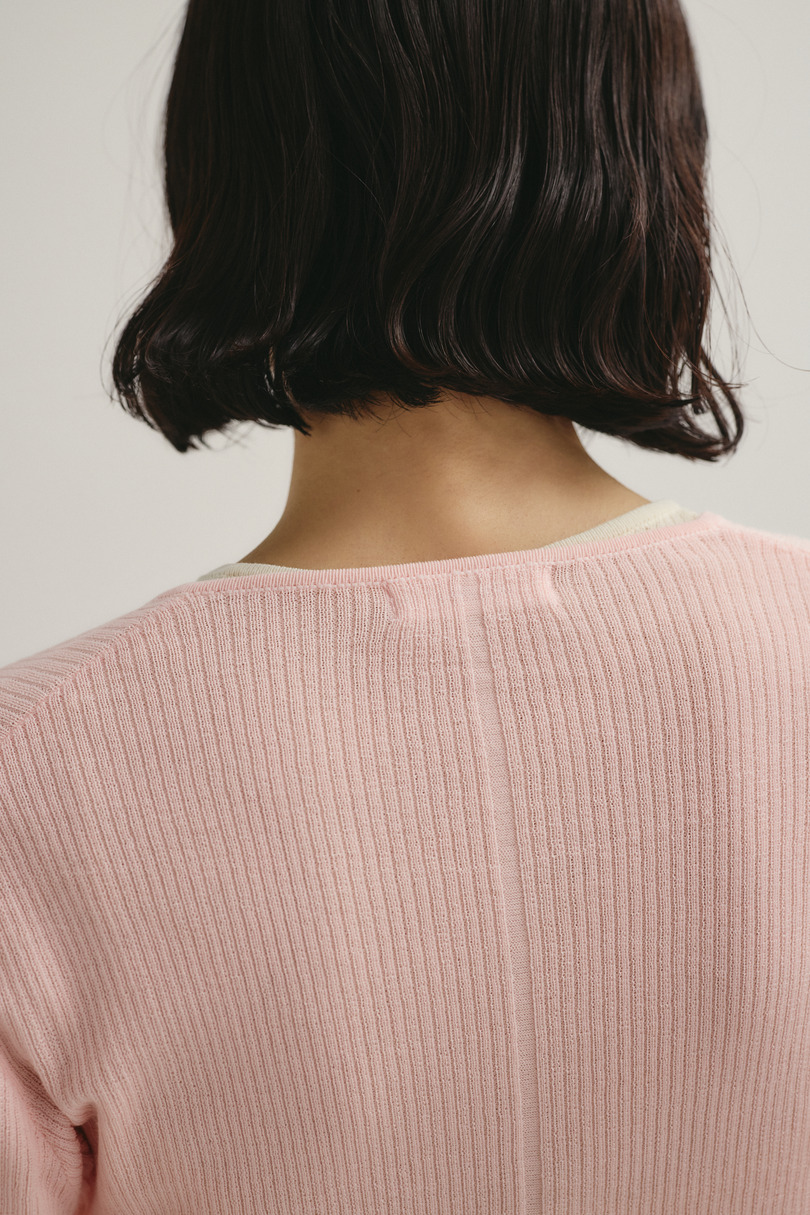 ヘンリーネックシアーニット 詳細画像 PNK 10