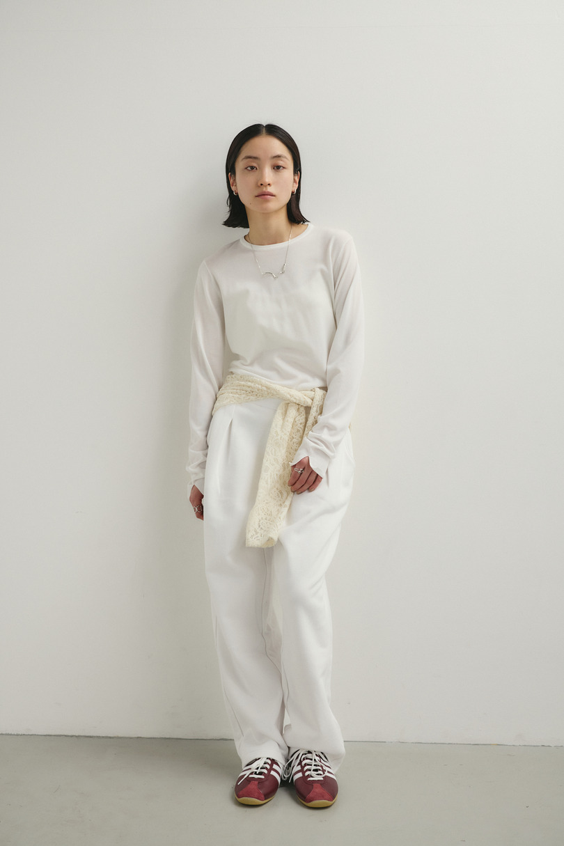 スリットスリーブニット