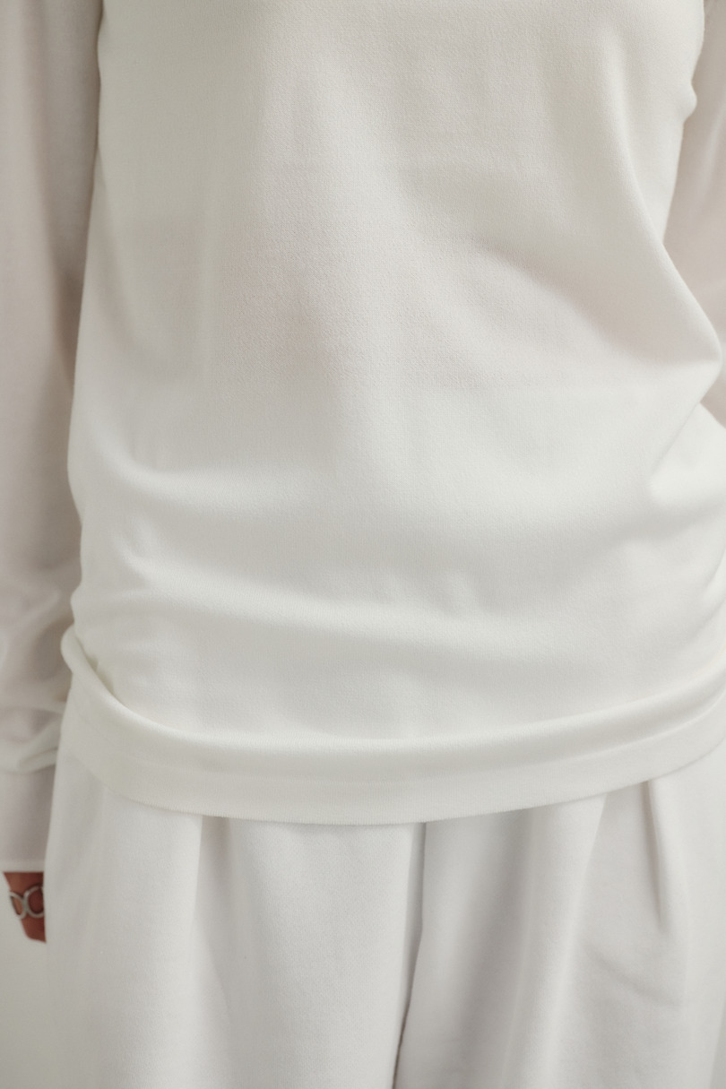 スリットスリーブニット 詳細画像 WHT 10