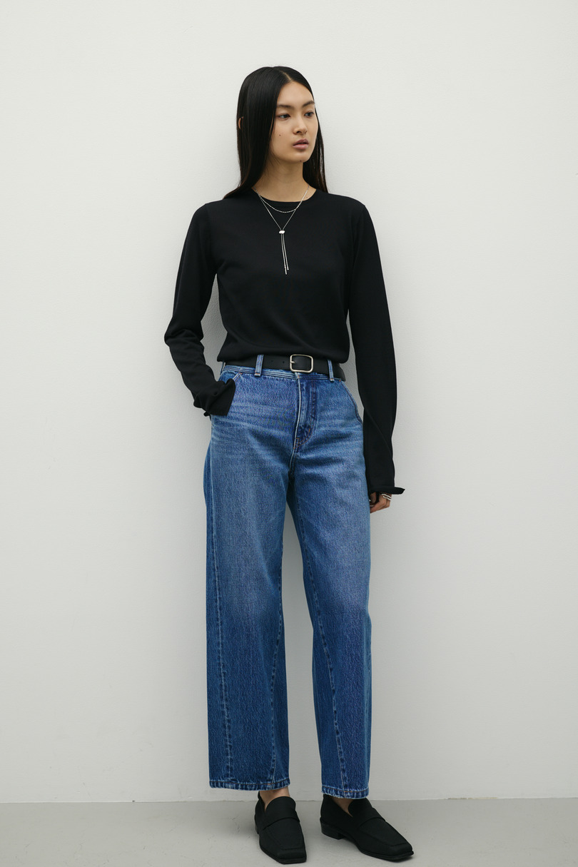 スリットスリーブニット 詳細画像 BLK 3