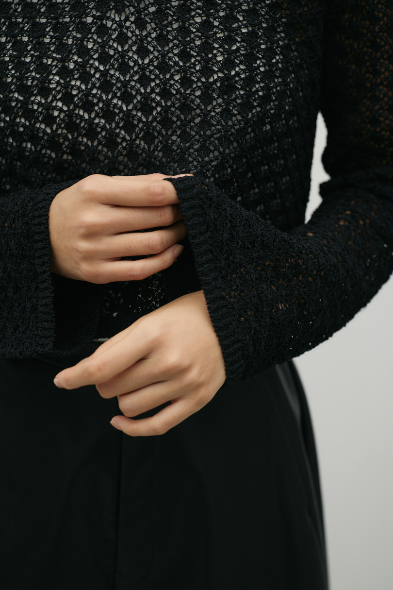 アイレットレースフーディー 詳細画像 BLK 11