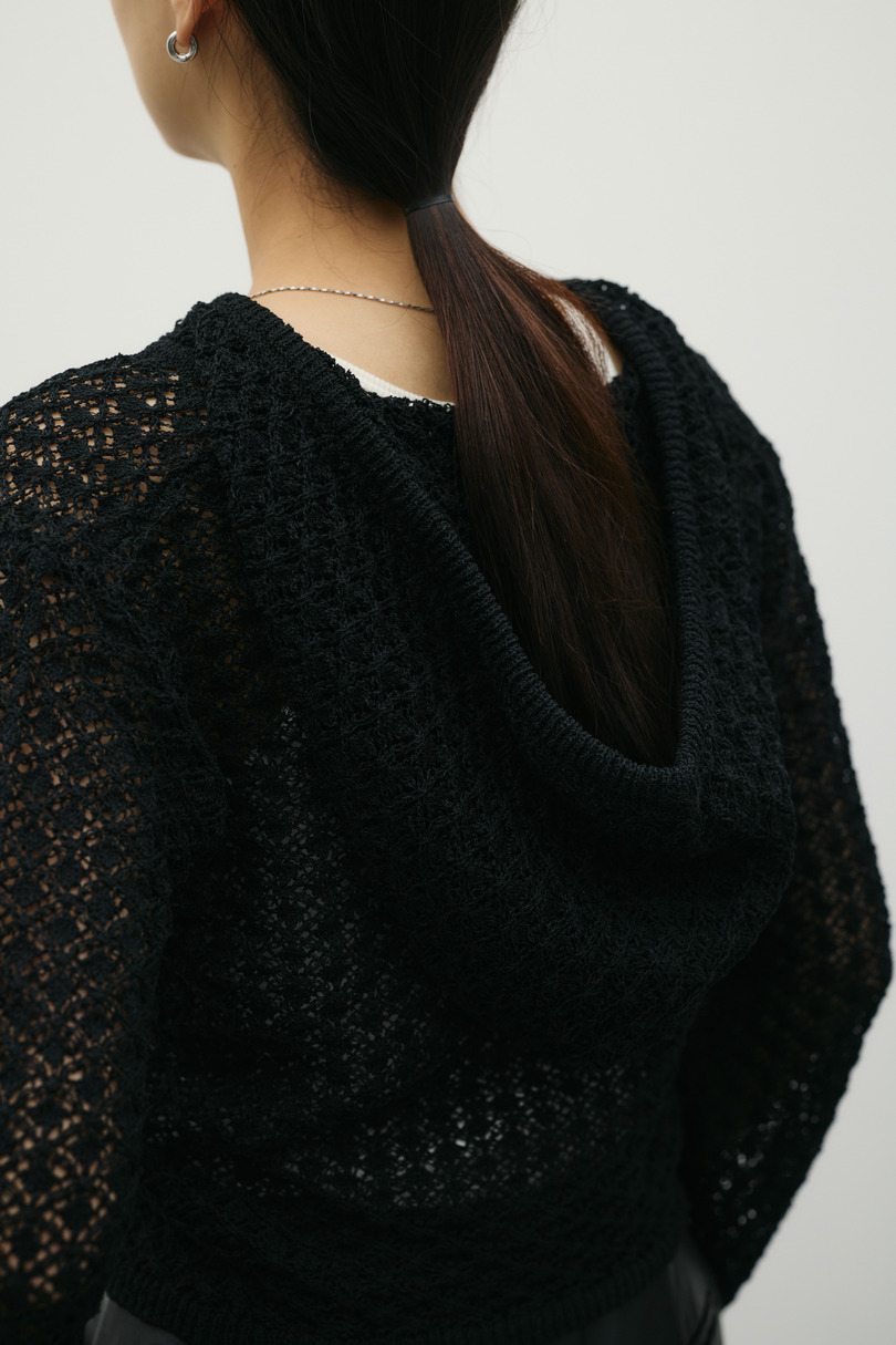 アイレットレースフーディー 詳細画像 BLK 13