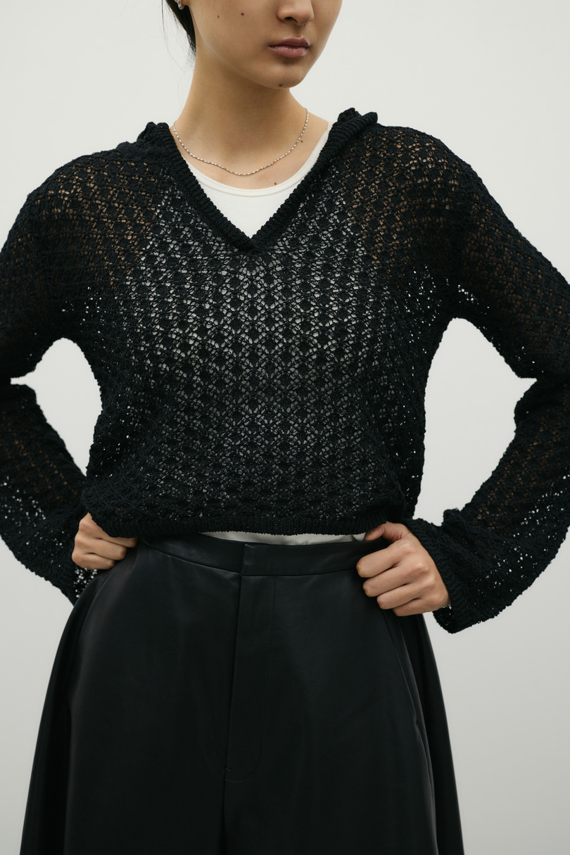 アイレットレースフーディー 詳細画像 BLK 7