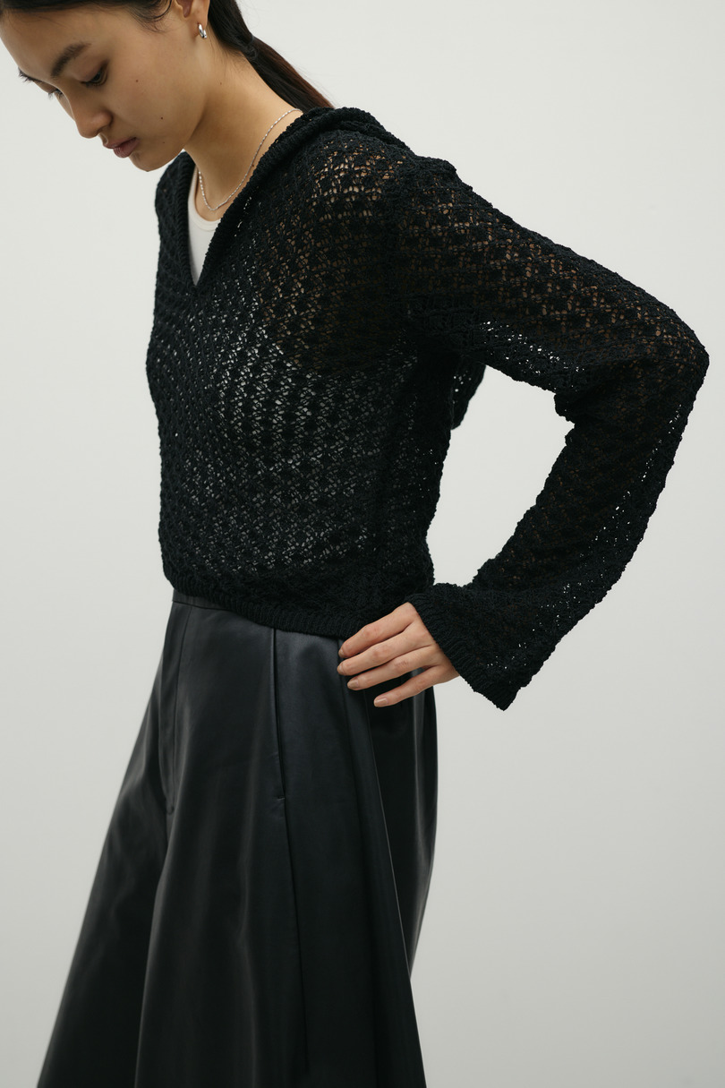 アイレットレースフーディー 詳細画像 BLK 8