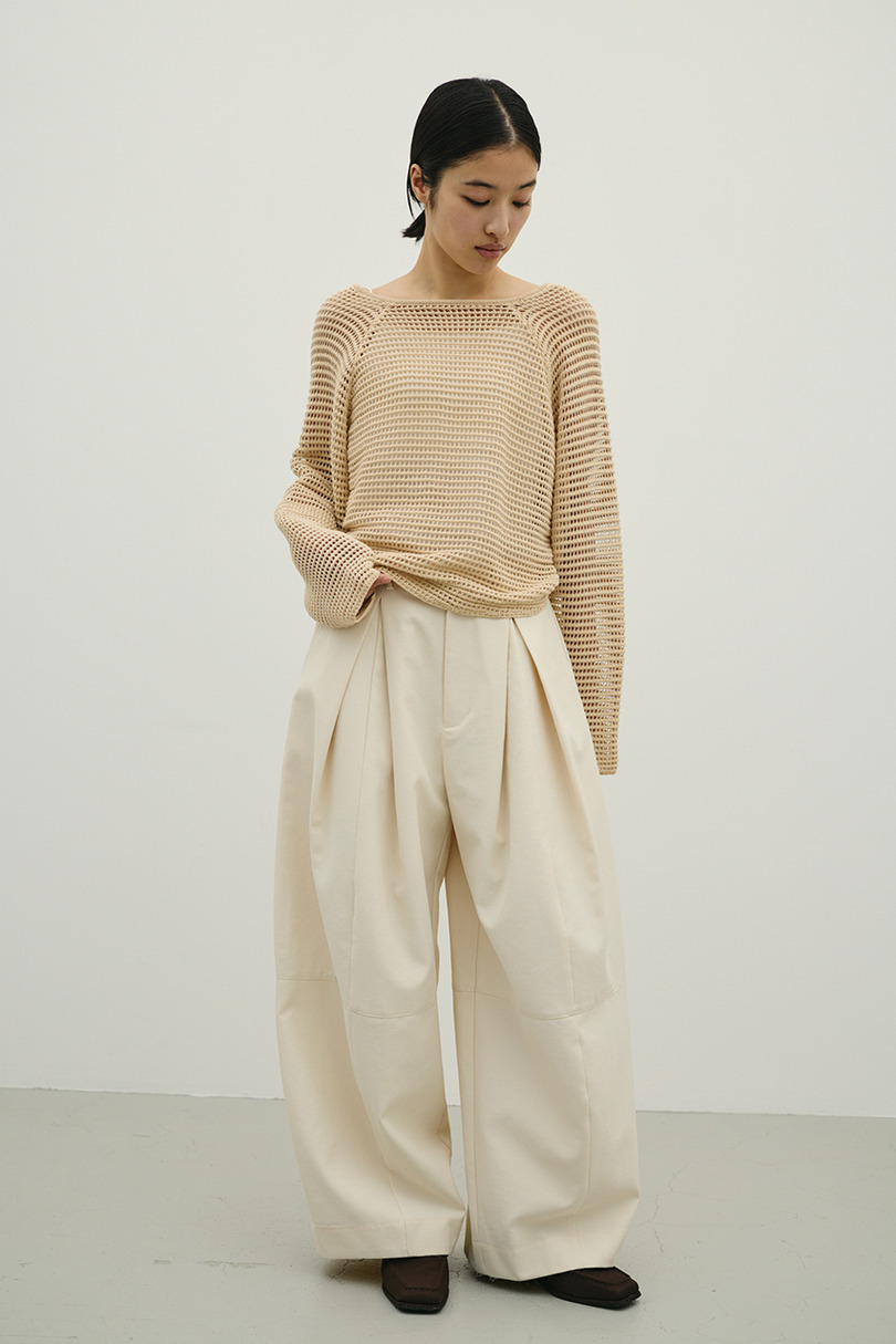 バックオープンメッシュニット 詳細画像 L/BEG 6