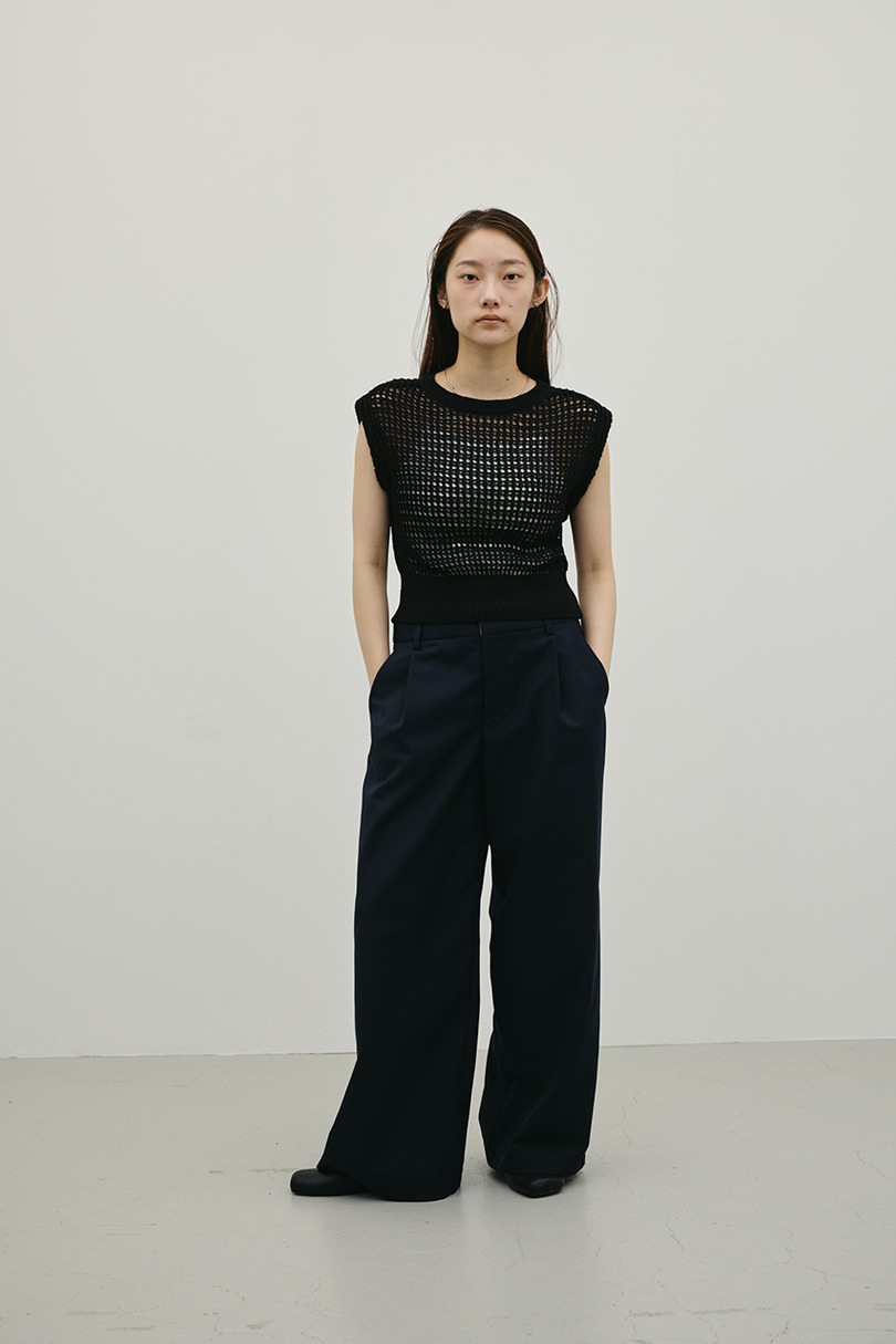 2WAYクロシェニット 詳細画像 BLK 2