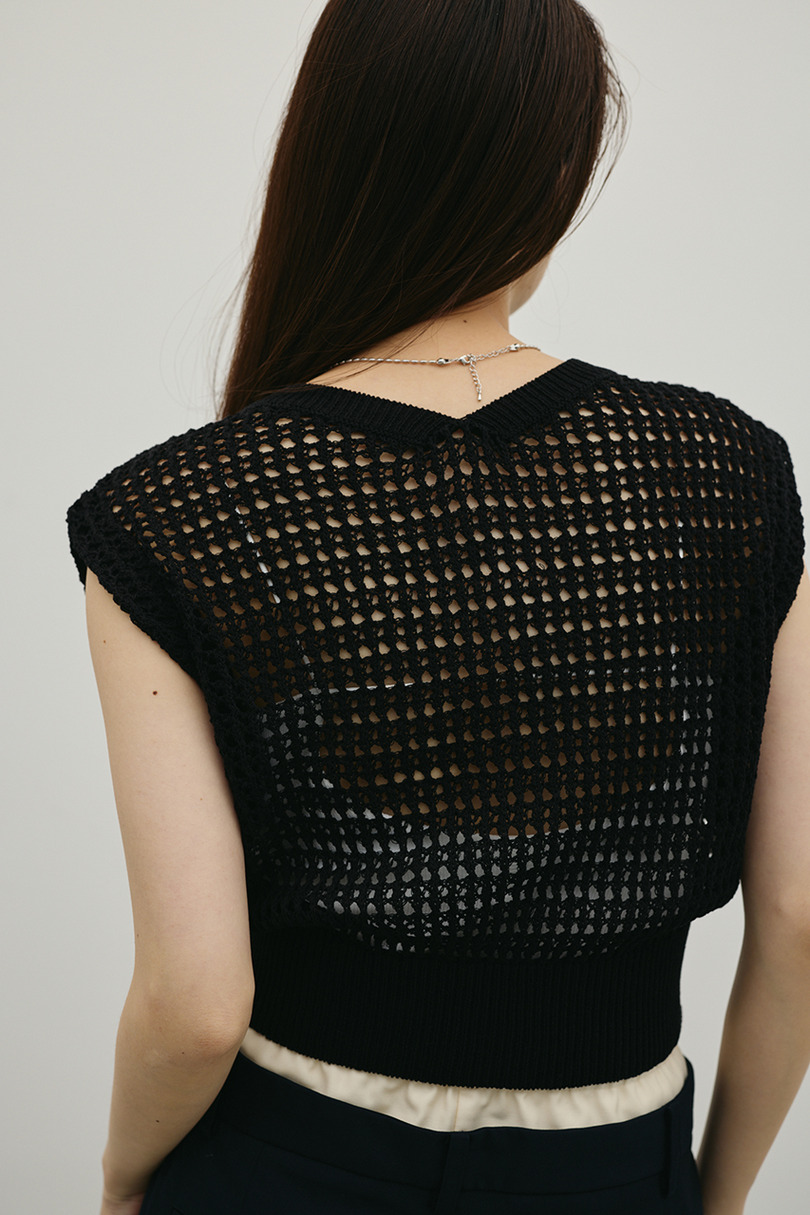 2WAYクロシェニット 詳細画像 BLK 7