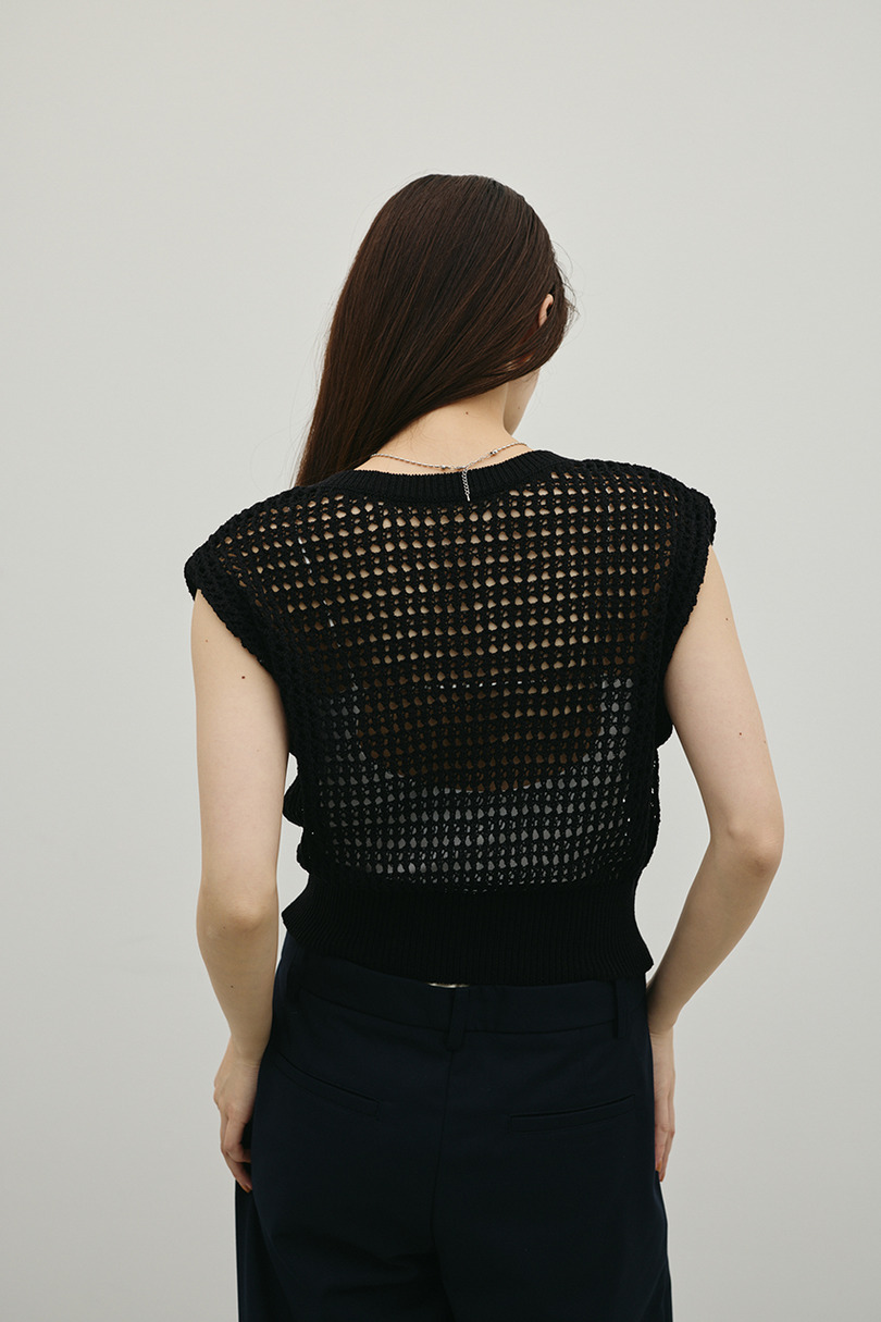 2WAYクロシェニット 詳細画像 BLK 9