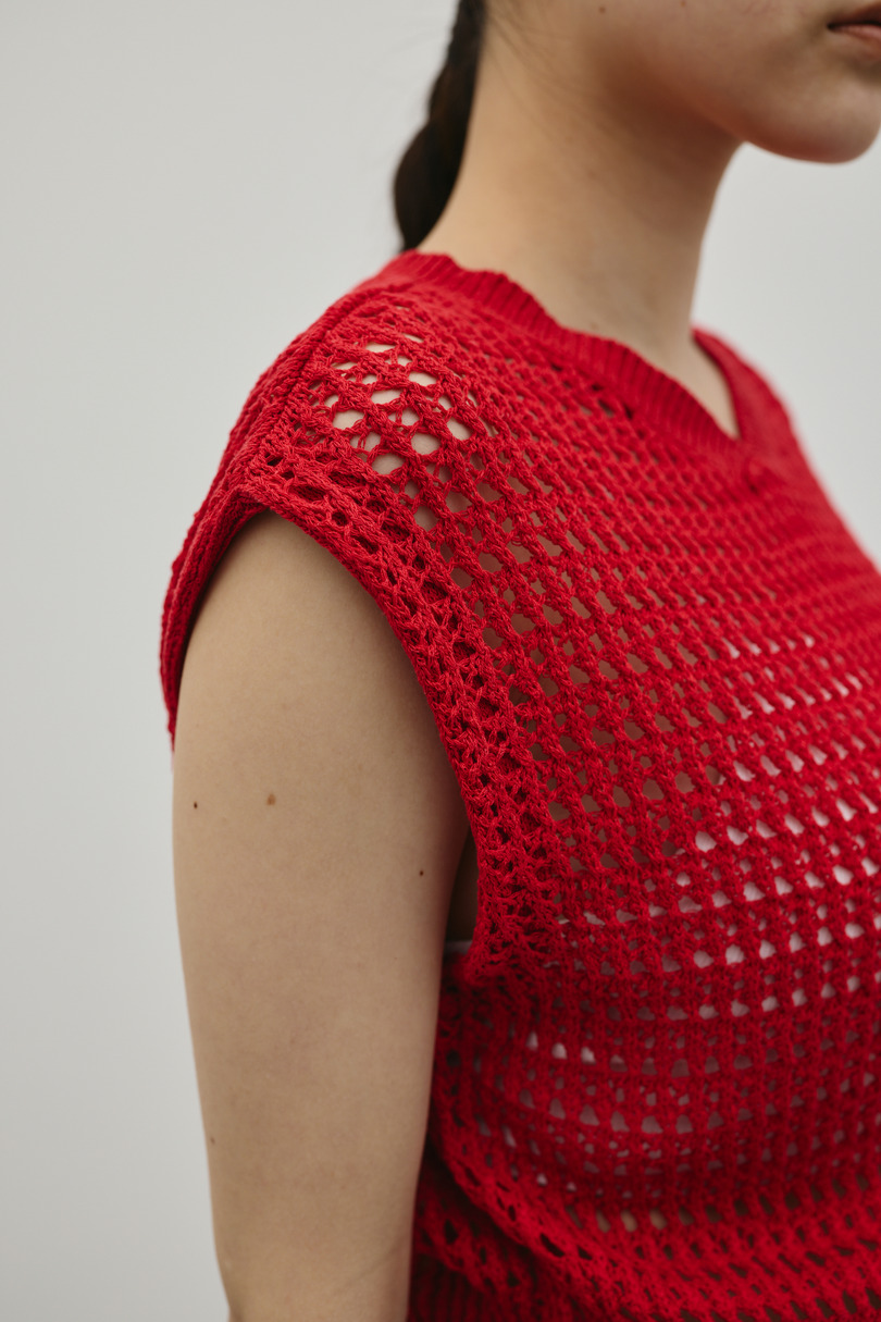 2WAYクロシェニット 詳細画像 RED 9