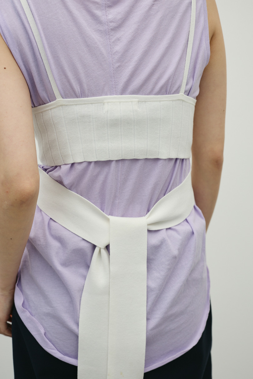 アメスリニットビスチェ 詳細画像 WHT 11