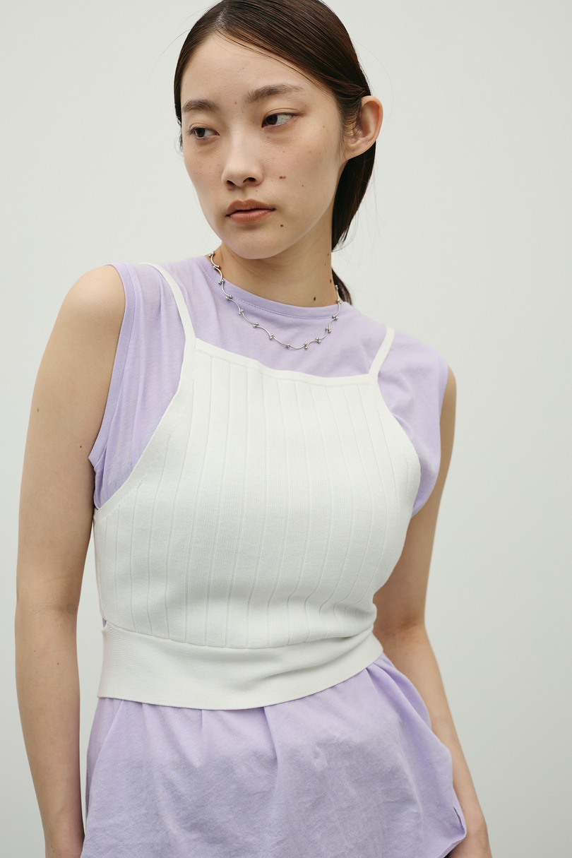 アメスリニットビスチェ 詳細画像 WHT 6