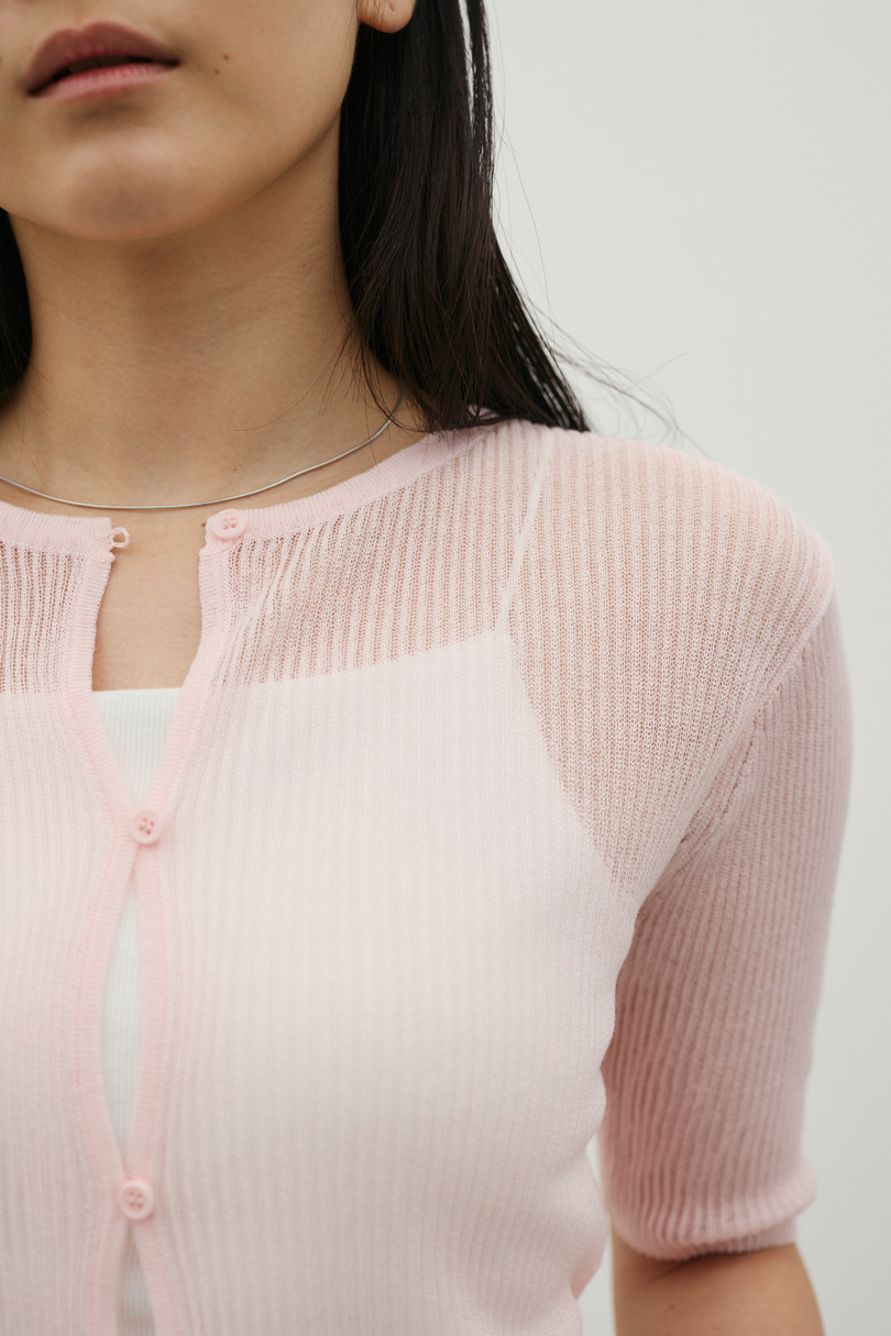 ホールボタンコンパクトニット 詳細画像 PNK 4