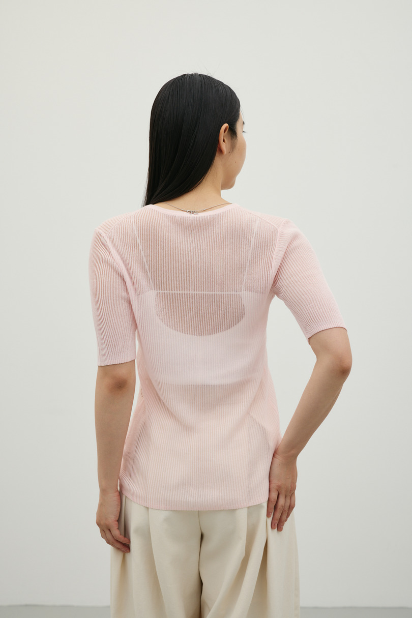 ホールボタンコンパクトニット 詳細画像 PNK 7