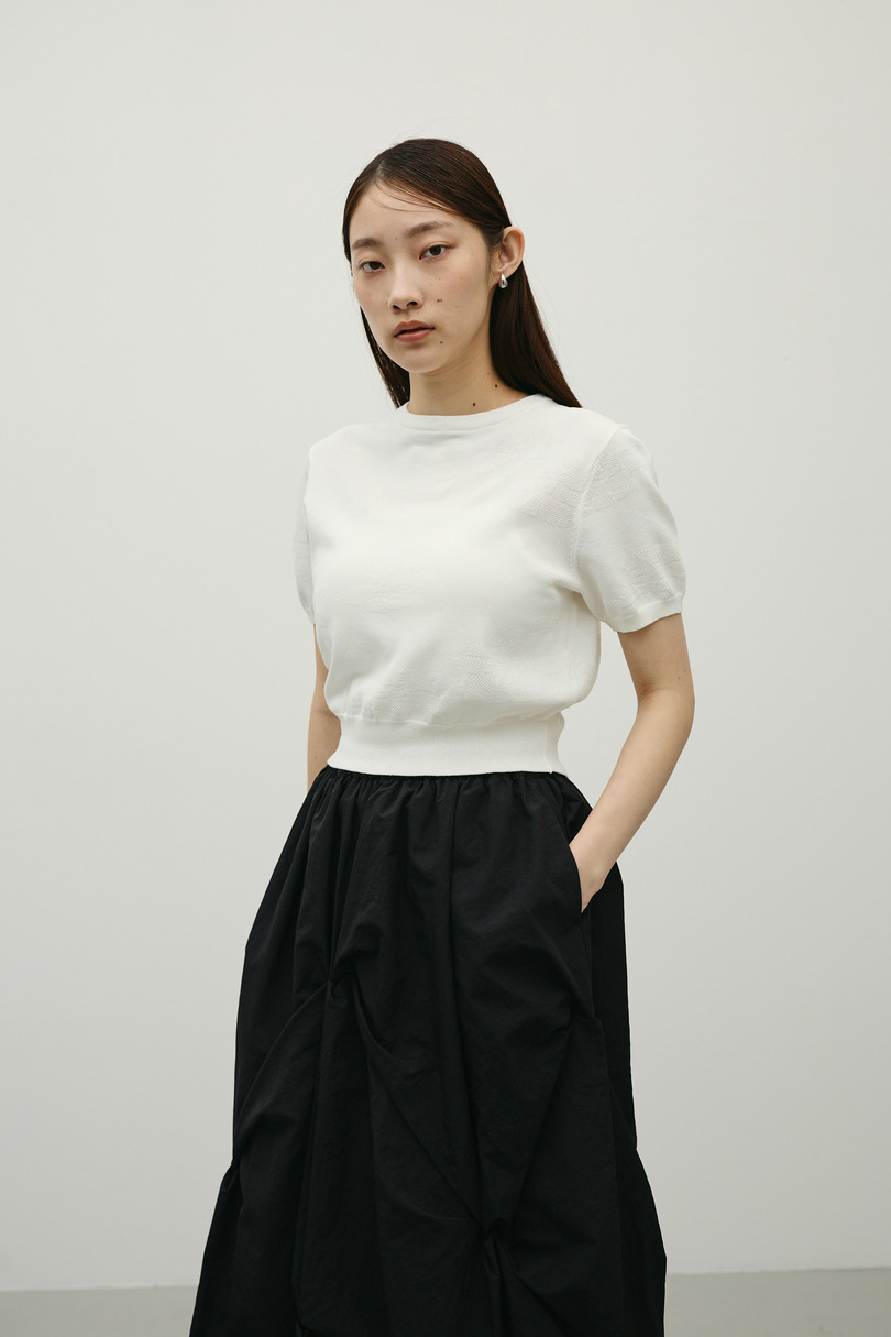 フラワージャガードニット 詳細画像 WHT 4