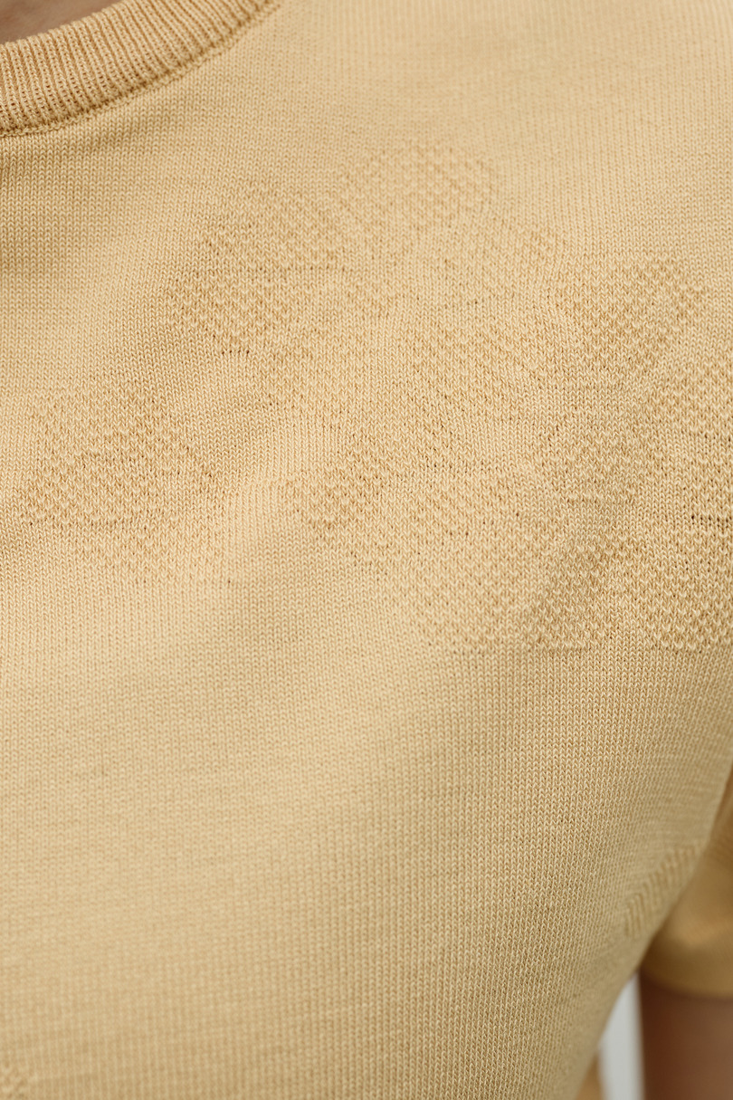 フラワージャガードニット 詳細画像 L/ORG 10