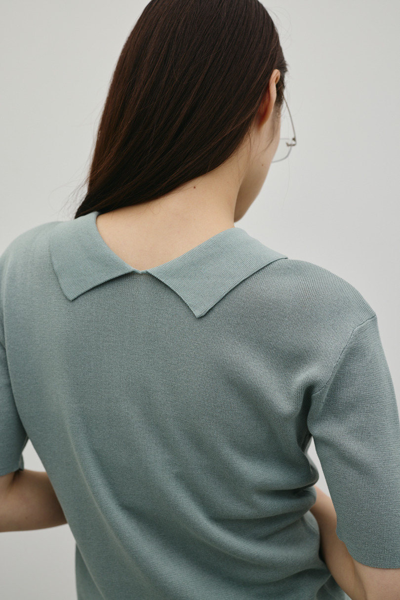 2WAYカラーニットポロ 詳細画像 GRN 11