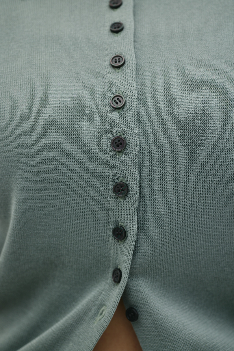 2WAYカラーニットポロ 詳細画像 GRN 12