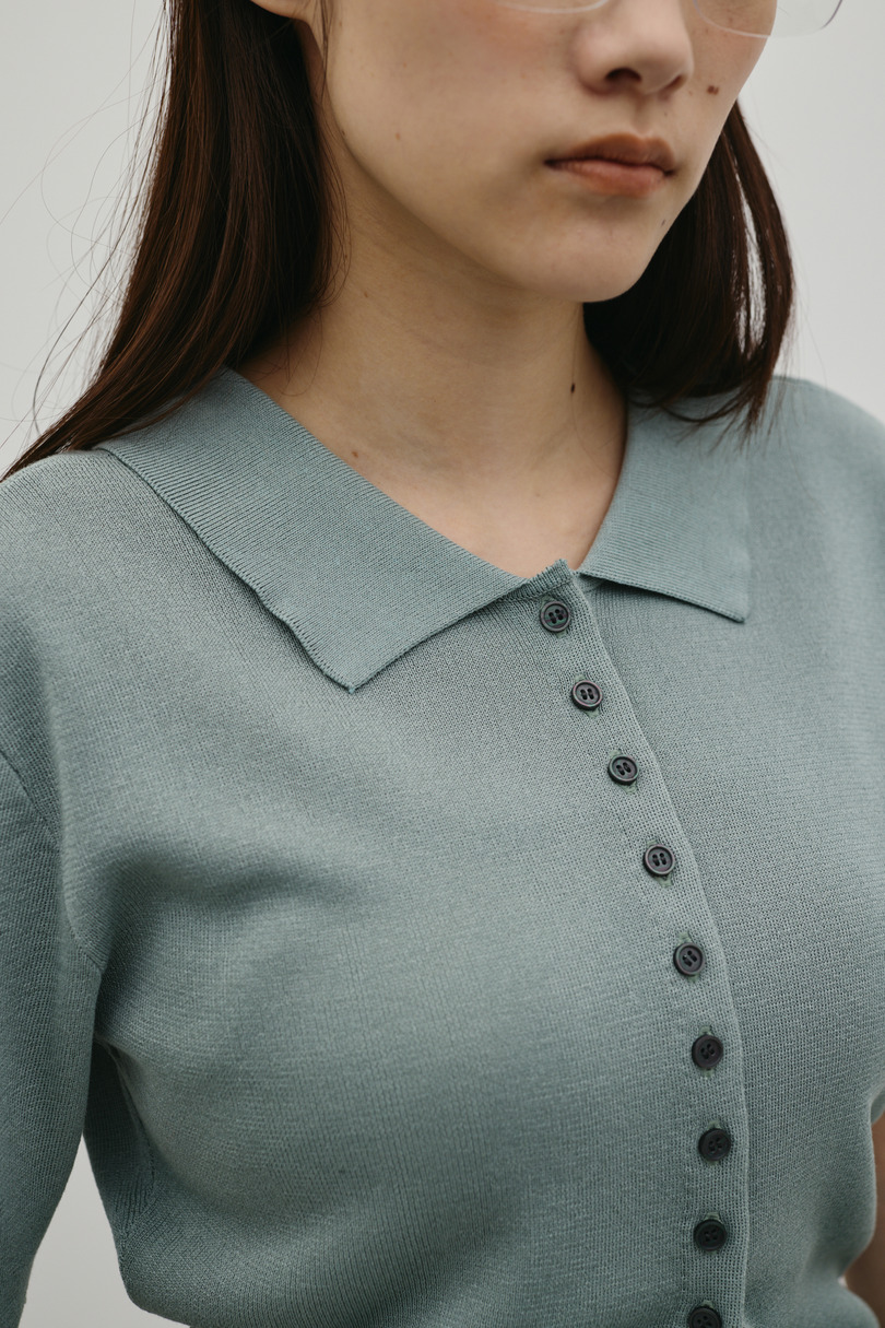 2WAYカラーニットポロ 詳細画像 GRN 8