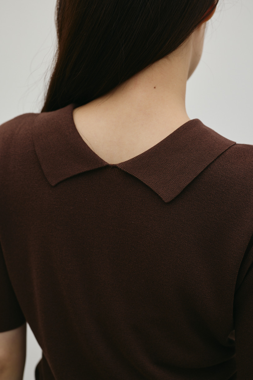 2WAYカラーニットポロ 詳細画像 BRN 10