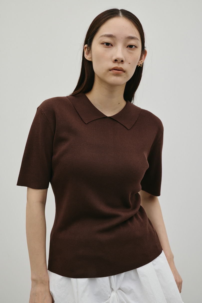 2WAYカラーニットポロ 詳細画像 BRN 6