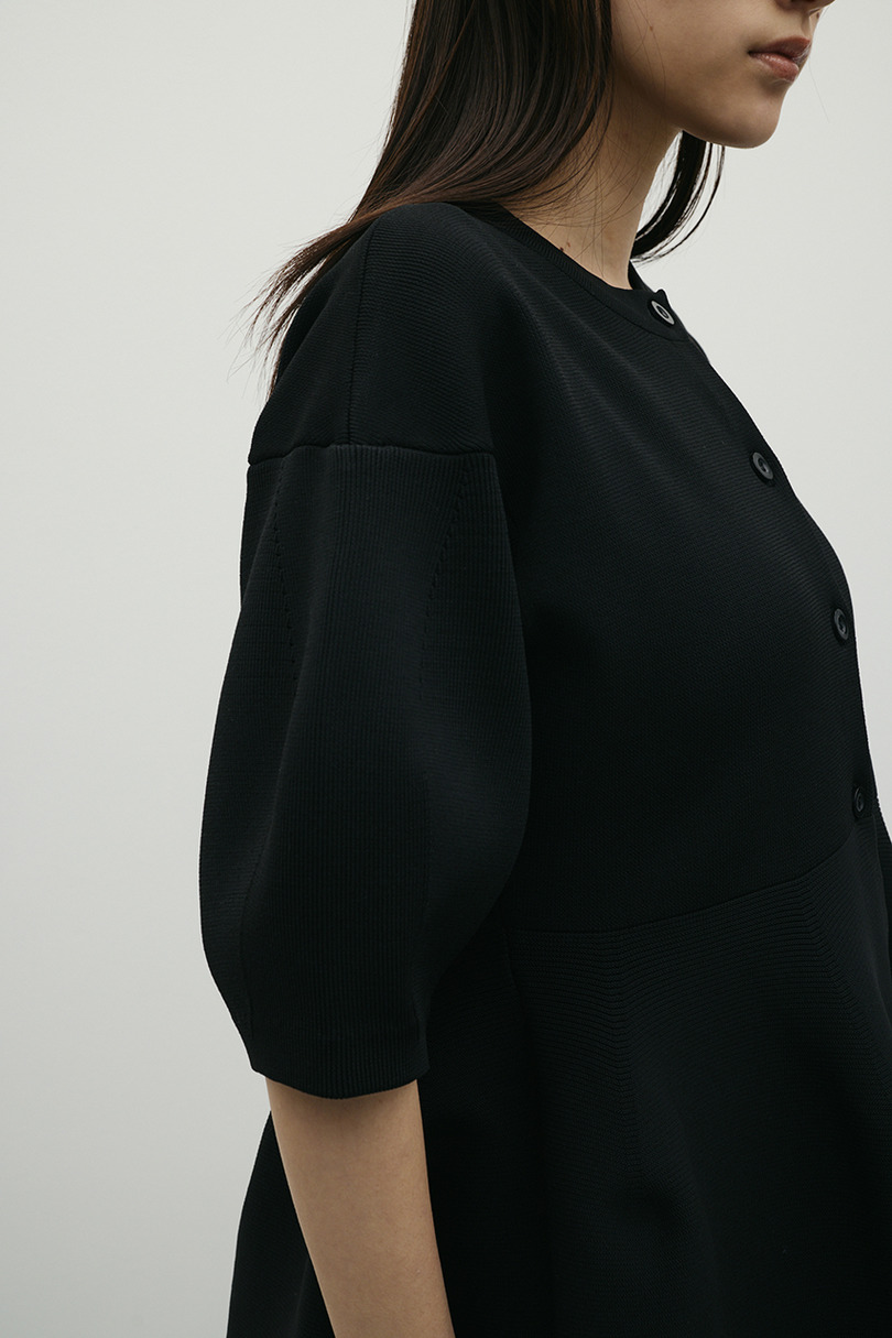 ペプラムフォルムスリーブカーデ 詳細画像 BLK 11