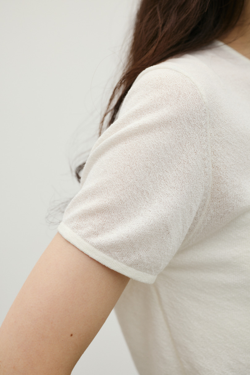 コンパクトニットカーデ 詳細画像 WHT 10